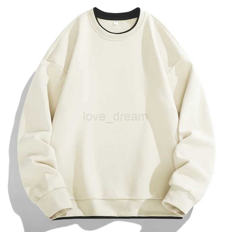 Mens Hoodie Sweatshirt Big Size Loose Plus Size Pullover Long Sleeve Sport Tops Men Oversized Clothing Sweatshirts Plus SizeXJ240812