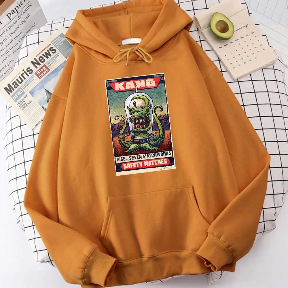 Aline Kang Safet Machine Punk Printed Hoodie Mens Extra Large Warm Sweatshirt Autumn Casual Hoodie Loose Pullover TopW240724