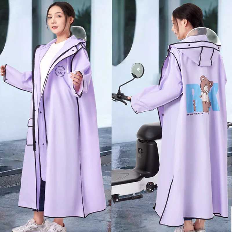 One Piece Children Raincoat Kid Adult Thickened Waterproof Rain Coat Outdoor Hiking Travel Reusable Rain Y240810