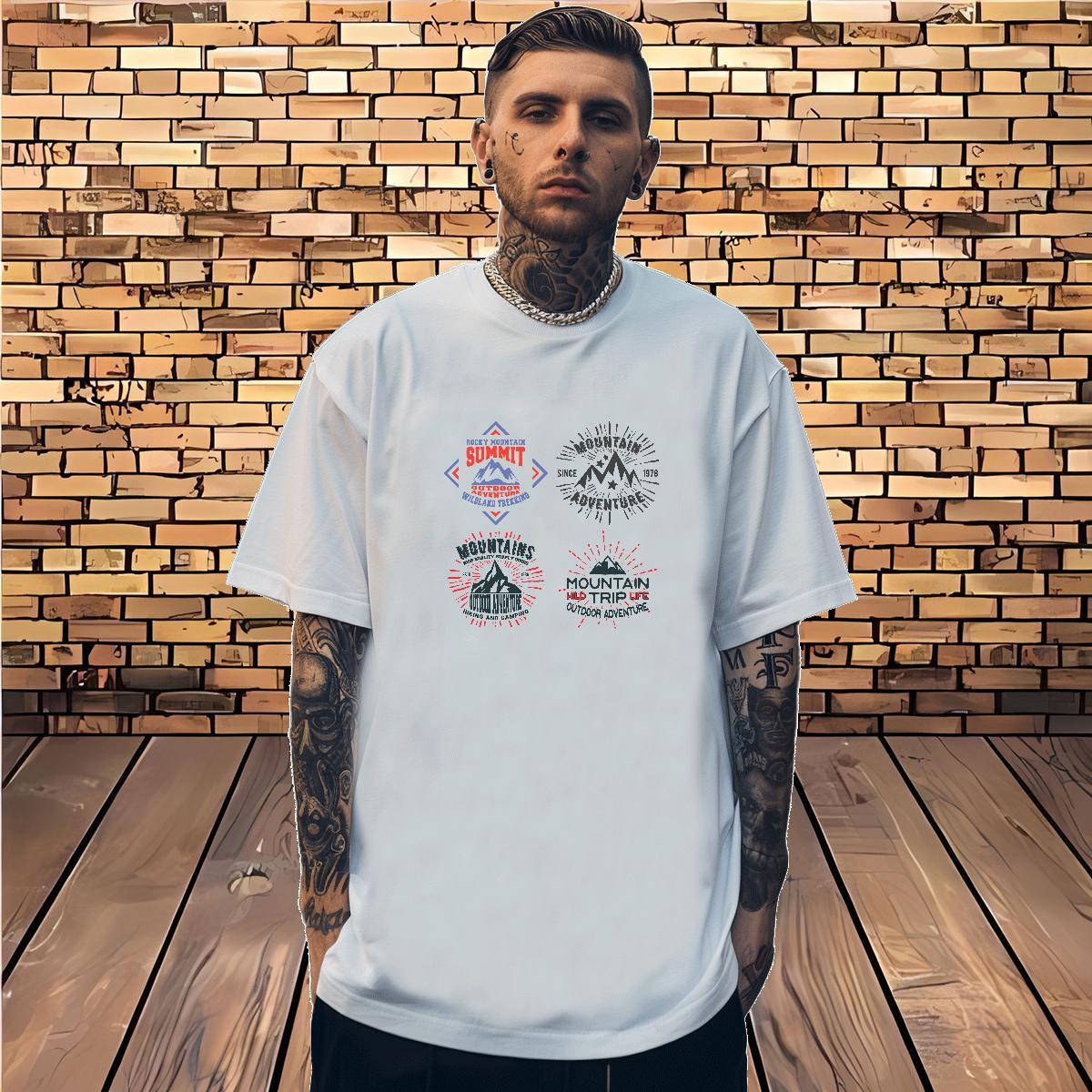 Cool Tshirt for Man Woman letter 230g 100% Cotton Daily Wear Breathable Short Sleeve Men T Shirts Oversized 4XL Designer Tee Shirt