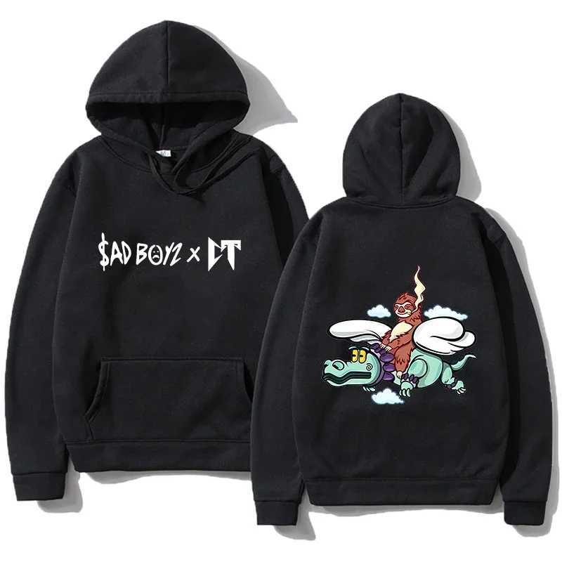 Mens Hoodie Player Corridos Tumbados Fashion Sadboyz Long Sleeve Sweatshirt Womens Cool Casual Harajuku Street Clothing ZipperW240724