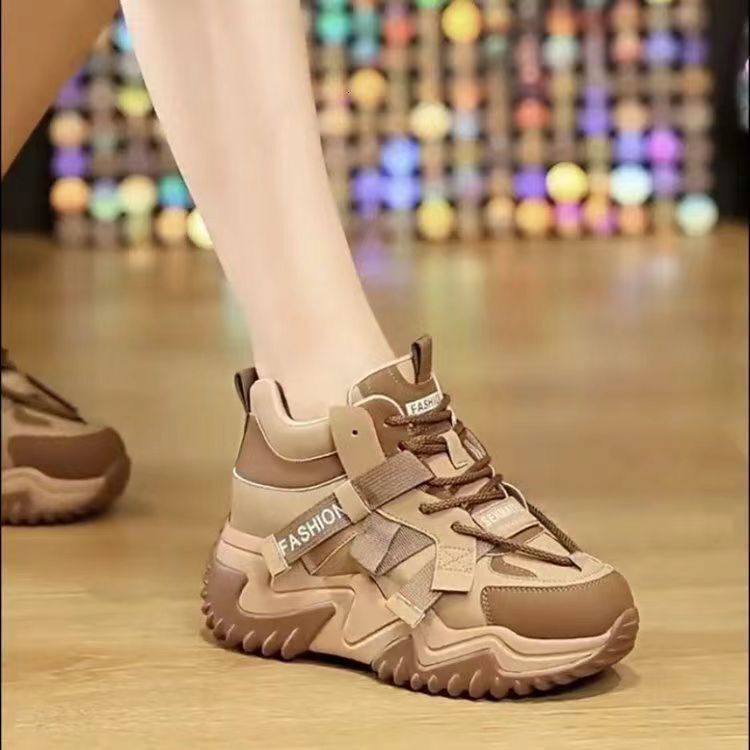 Ddmysports Dad Women S Autumn New Collection Interior Eight Increase Fashion Thick Bottom Igh Top Sports Versatile Casual Shoes Trendy Outdoor