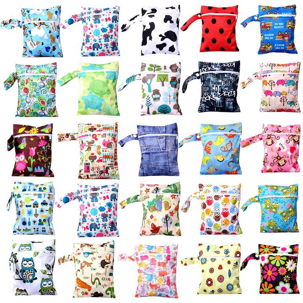 16 * 20cm urine bag mini single pocket swimsuit wet bag waterproof travel PUL wet bag suitable for baby pajamas and mens mats reusable W240812
