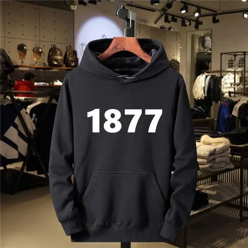 Printing 1877 unisex sweatshirt mens hoodie warm wool sweatshirt hip-hop trend autumn fashion casual hoodieW240724