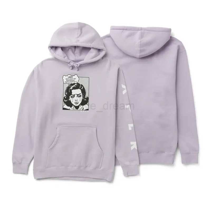 Xplr - Mens and womens long sleeved hooded sweatshirts unisex streetwear hip-hop style boyfriend Sam and Colby MerckXJ240812