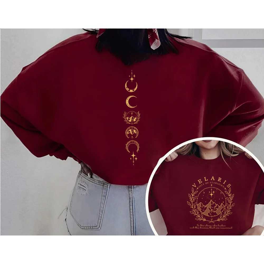 Velaris Sweatshirt Velaris City of Starlight Shirt The Night Court Shirts SJM Merch ACOTAR Hoodie Unisex Long Sleeve Sweatshirts X250212