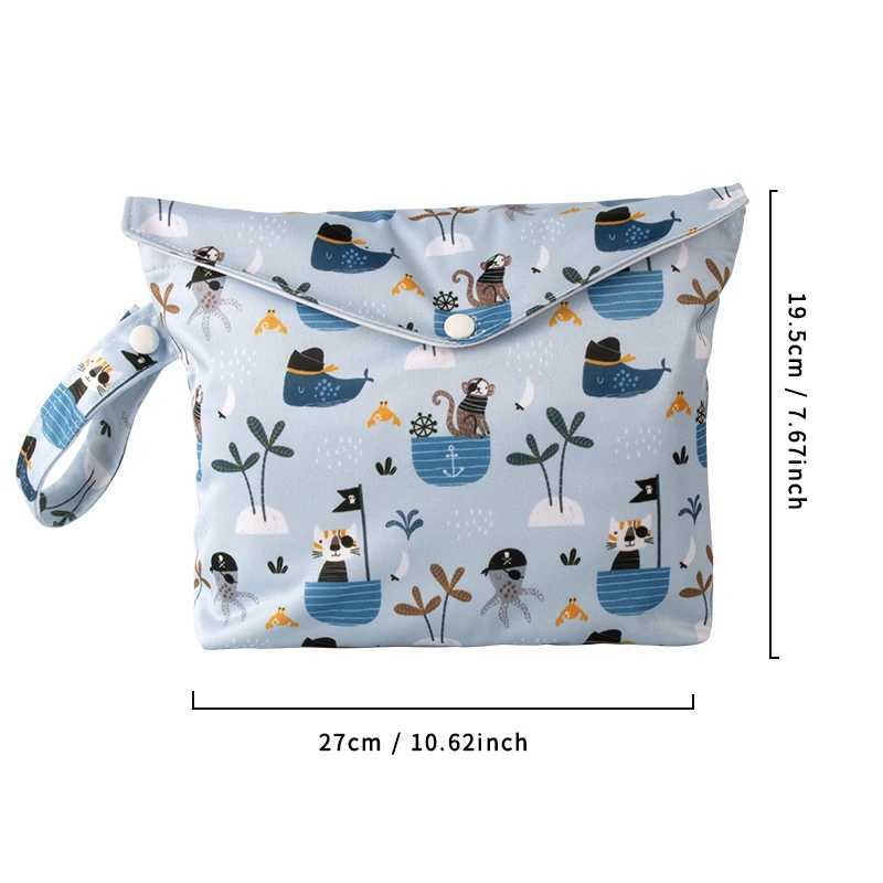 BIAI flip open storage bag waterproof baby clothing storage bag womens makeup storage bag washable baby diaper bag W240812