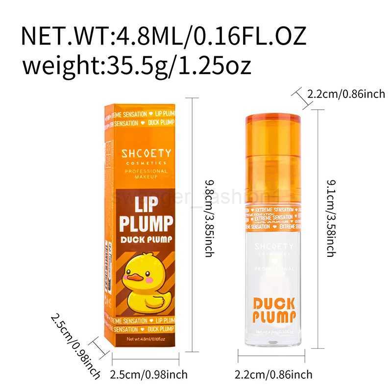 Duck Lip Plumping Oil Doodle Lip Gloss Liquid Lipstick Lip Protectant Oil Lip Nectar Mirror Lip Glaze Moisturizing ShineXJ240812
