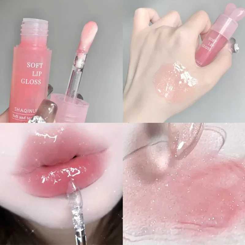 Lipstick rich in water shiny transparent and shiny lipstick moisturizing nourishing and moisturizing lipstick supplement shiny W240810
