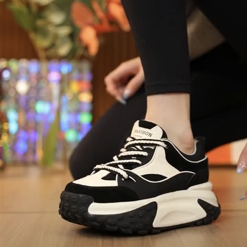 Ddmysports Eight Increasing Dad For Women In Spring And Autumn New Versatile Fashion Casual Sports Thick Soled Forrest Gump Shoes Ins Trend Outdoor Sh
