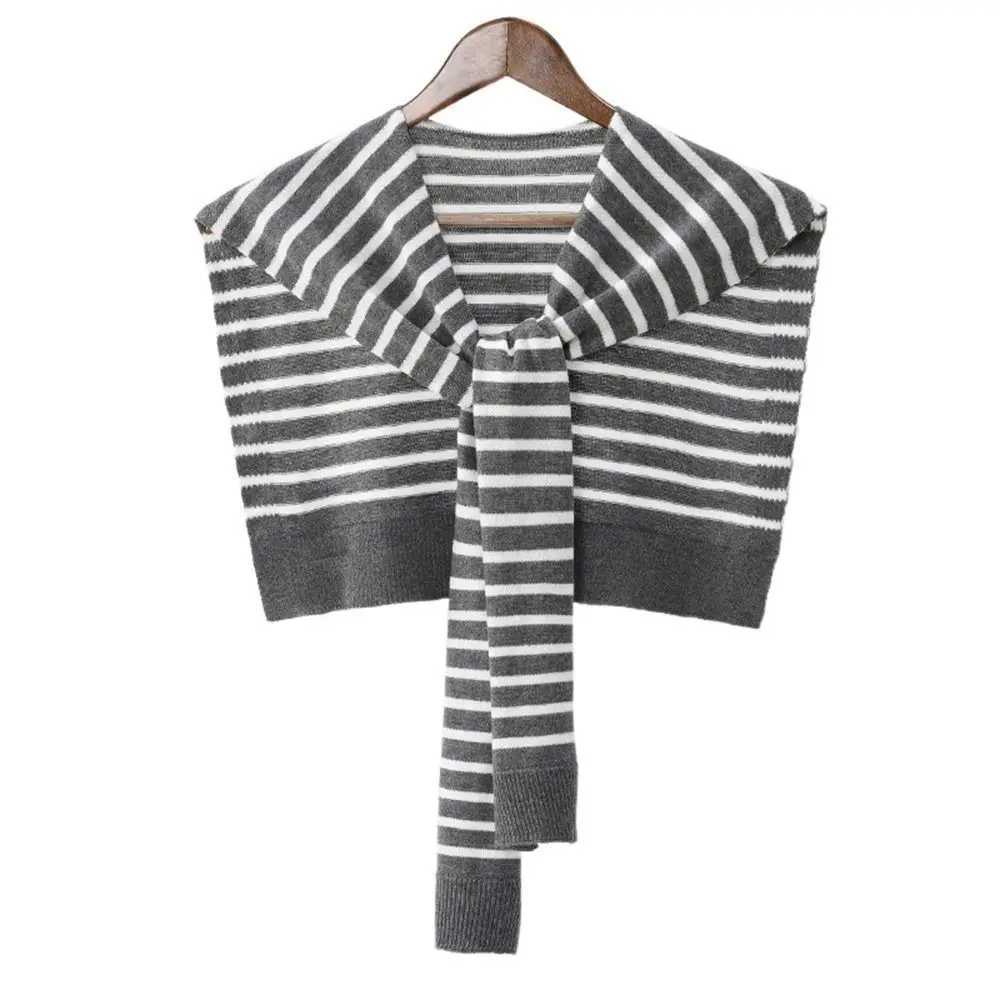 Mens clothing decoration womens shirt shoulder wool Korean scarf knitted shawl strip wrapping womens wool scarf W240810