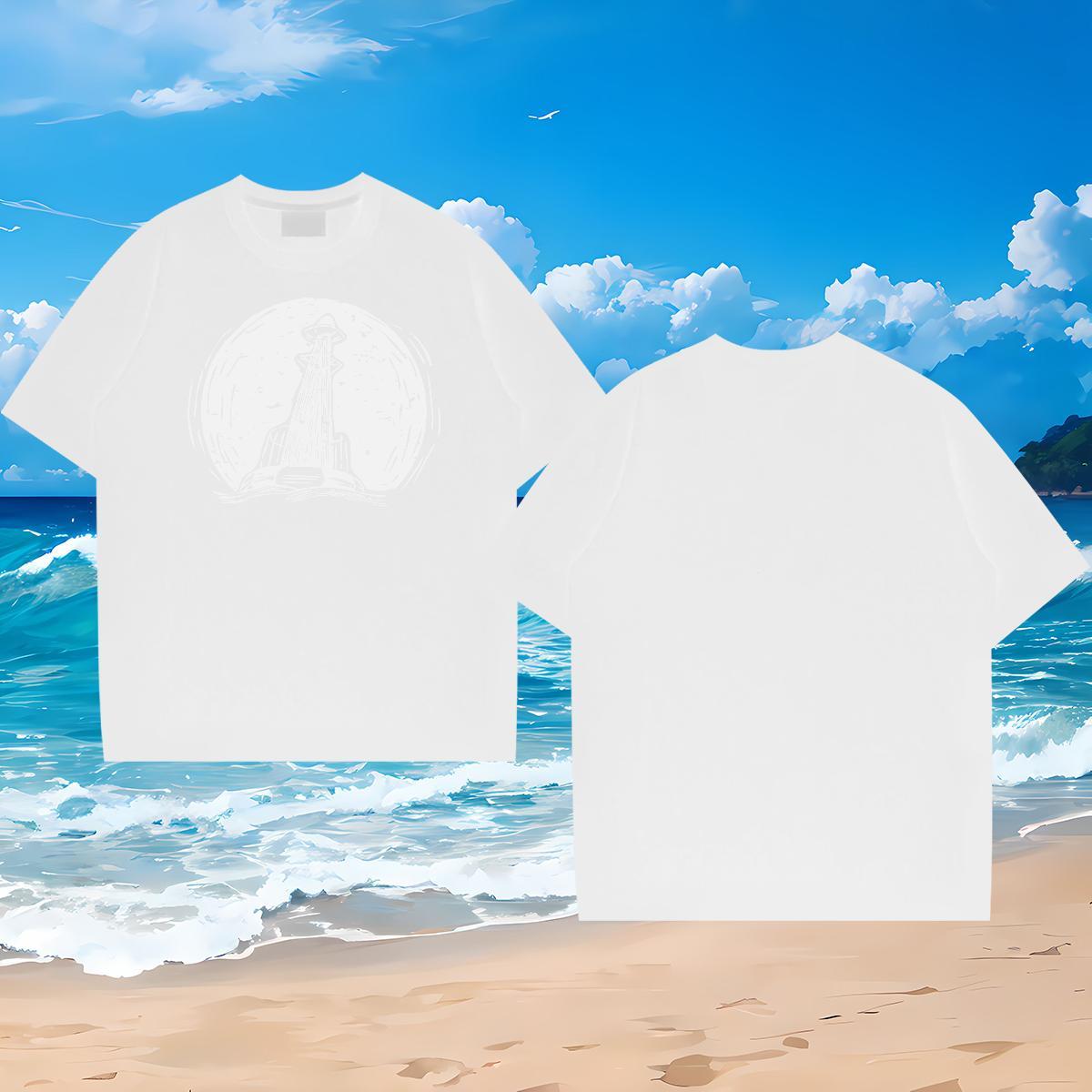 Designer Fashion T Shirts Men tool Tees 230g Cotton Street wear Hip Hop Brand Customized Print O Neck Short Sleeves Men Tops Tees