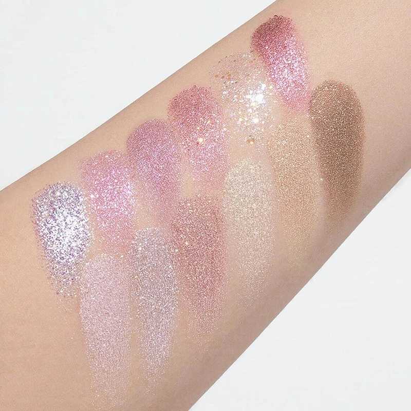 Flash Diamond Peach Kumquat Eyeshadow Palette Nude Pink Purple Eye Pearl Glitter Shadows Korean Charming Contour Eyes Make UpCL240812