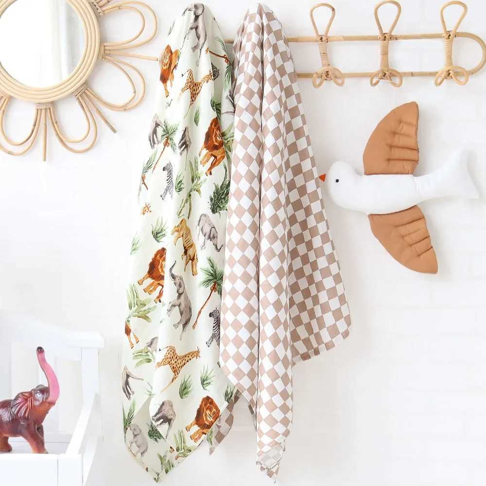 Bamboo baby blanket newborn plain weave blanket 120x120 baby blanket baby packaging blanket super softW240810