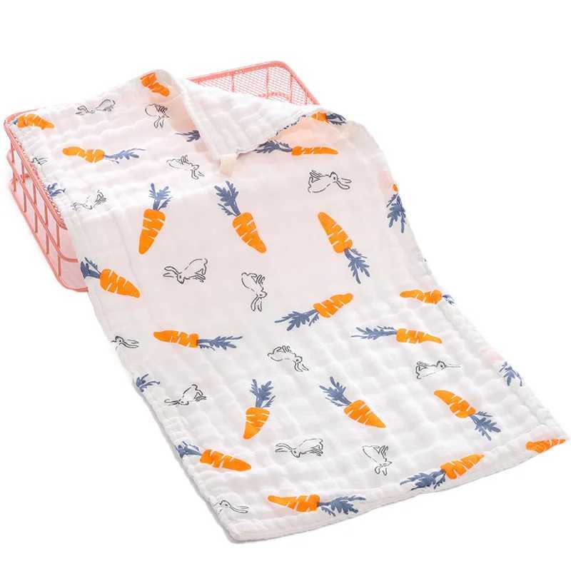 Baby bath towel for boys and girls 100% pure cotton baby towel blanket suitable for newborn baby bath towels 6-layer high-dimensional towel baby bath 