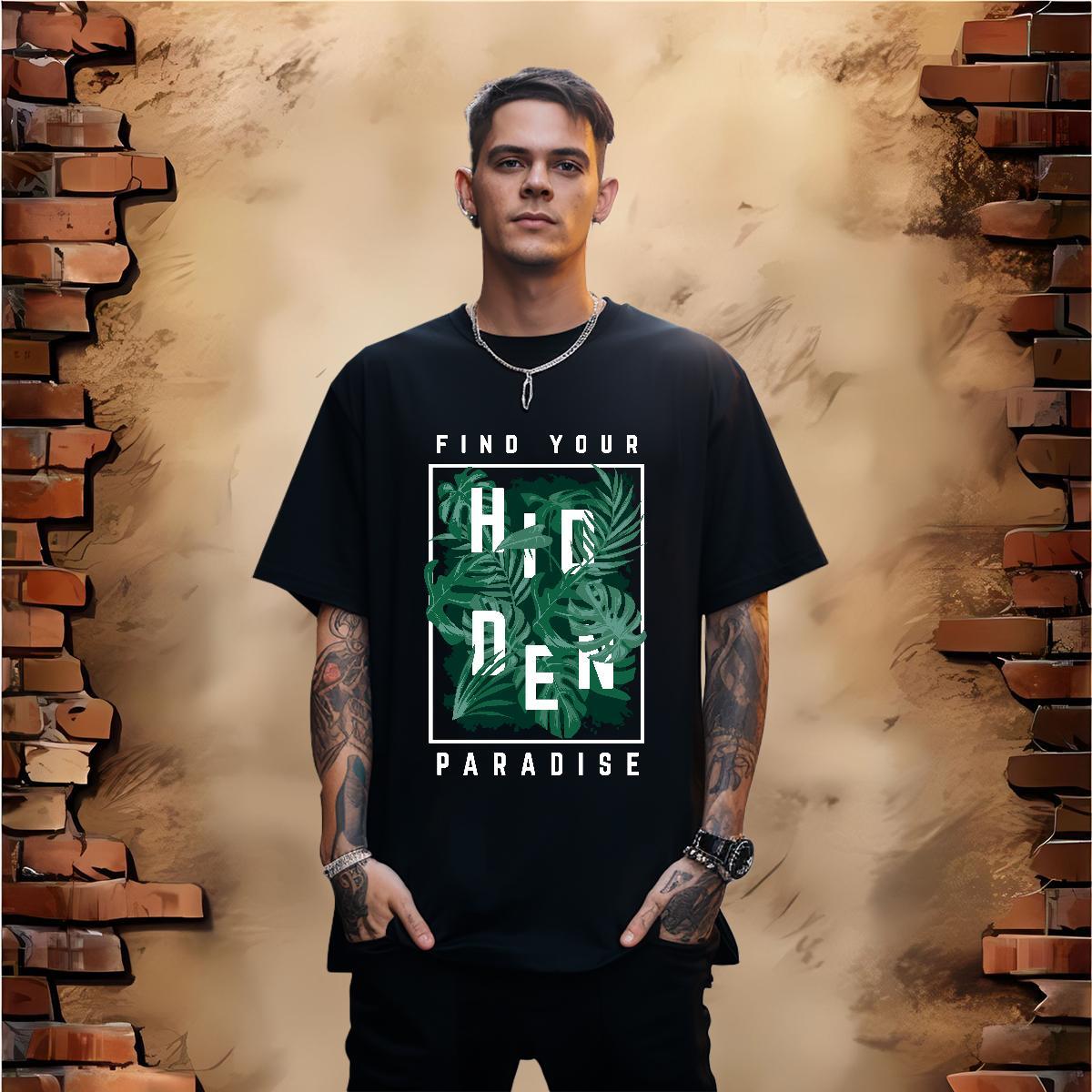 Cool Design Tshirts letter 230g 100% Cotton Daily Wear O Neck Short Sleeves T-Shirts for Men White Plus Size Customized Tops Tees