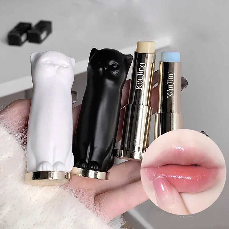 Discolor lipstick Moisturizing Cat lipstick High value Long lasting nourishing Colorless lipstick Soft base exfoliating lipstick W240810