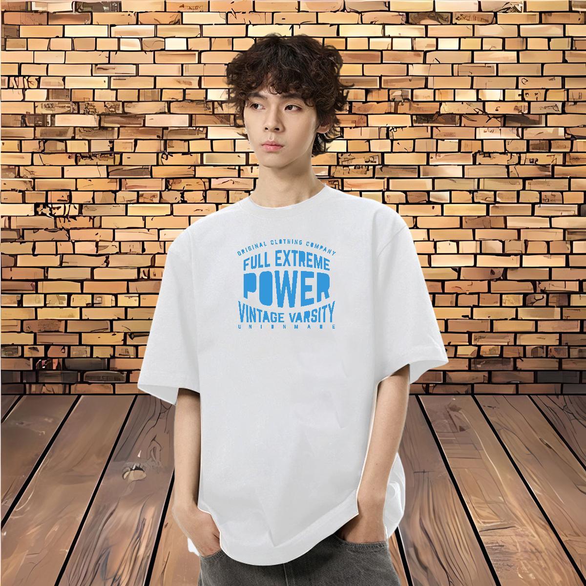 Factory Direct T shirt letter Tees Shirts 100% Cotton 230g High Street Hip Hop Cool Design Customized Print Short Sleeve Soft Men Tops Tees