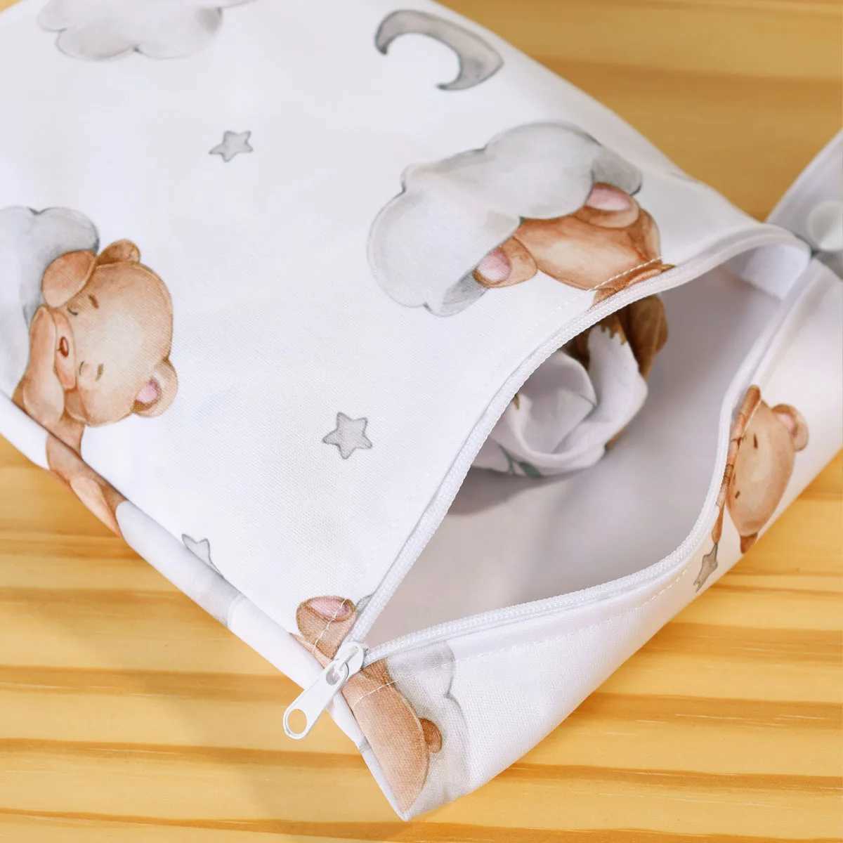 Elinfant 2PCS swimsuit wet dry bag waterproof Diaper bag portable mother bag cosmetic bag W240812