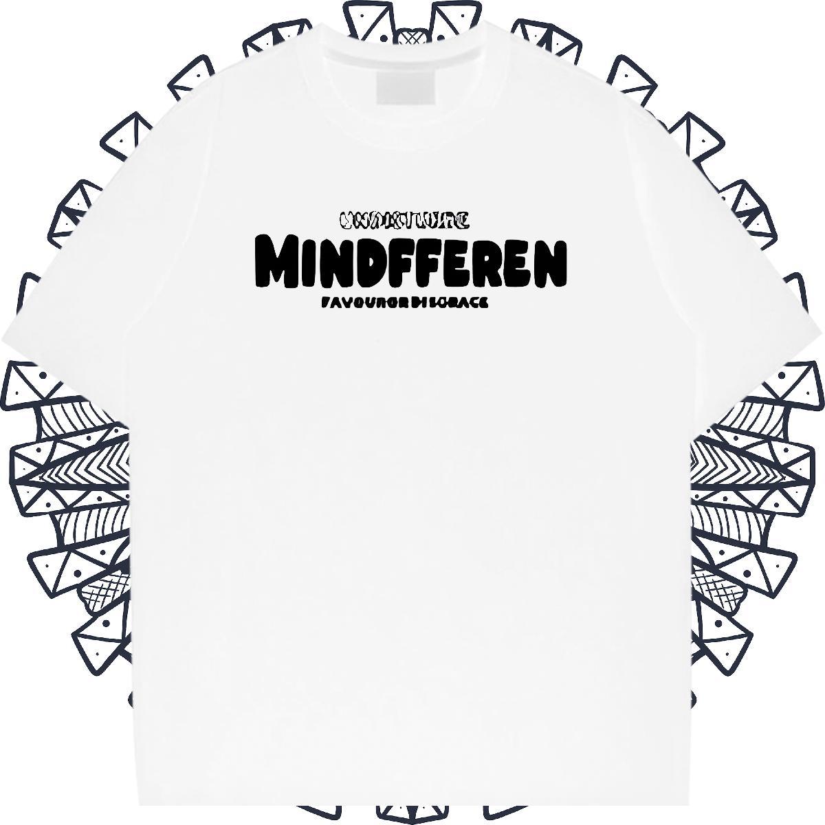 Loose Fit Tshirts Beach 230g 100% Cotton Anime Short Sleeve Soft letter T Shirts Men DIY Customized Tees Shirts