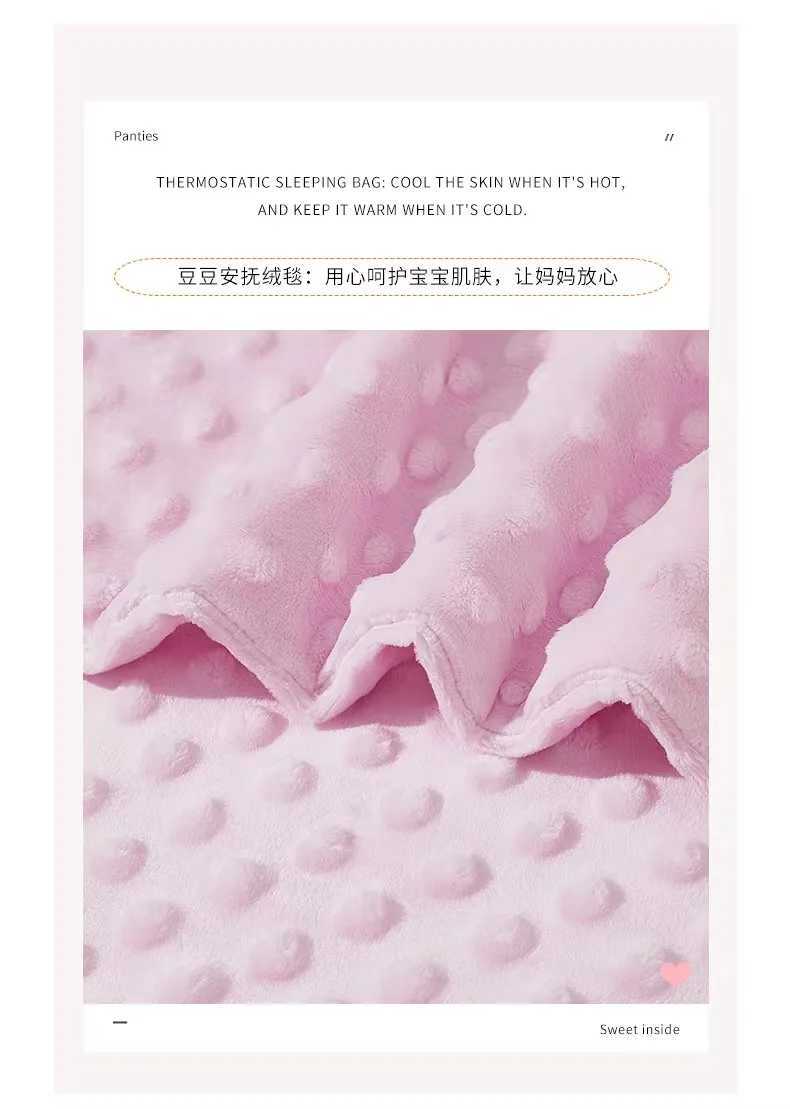 Customized embroidery name Velvet soft and breathable suitable for outdoor travel air conditioning baby blanket windproofW240810