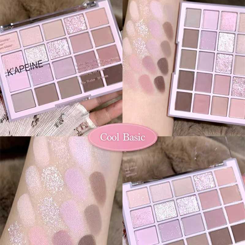 20Color Korean Low Saturation Eyeshadow Palette Purple Matte lescent Long Lasting Waterproof Glitter Eye Shadow Eye MakeupW241212