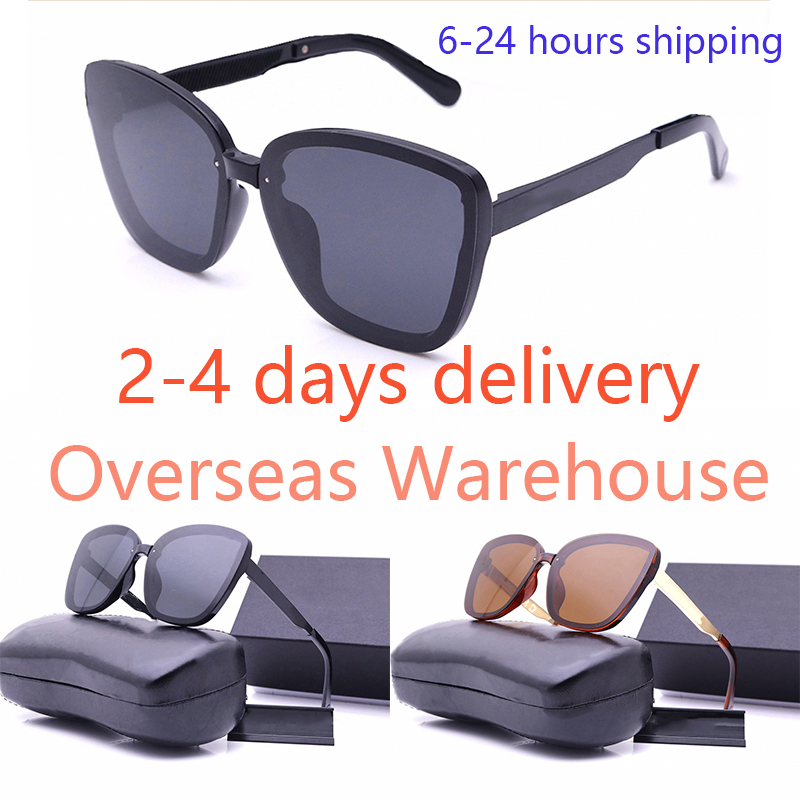 designer sunglasses Luxury Rectangle sunglasses Man Women Unisex Designer Goggle Beach Sun Glasses Retro Frame Design UV400 With Box Overseas Warehouse very nice