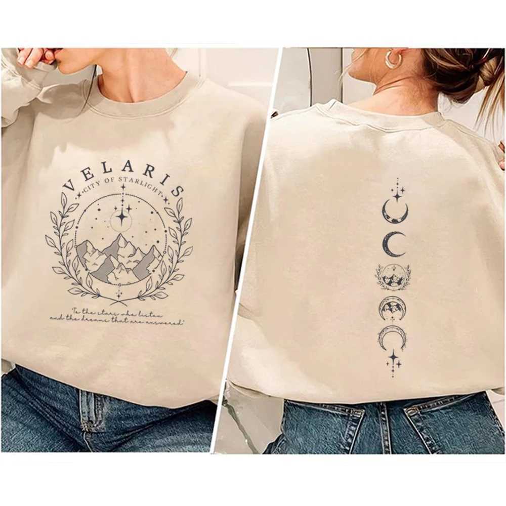 Velaris Sweatshirt Velaris City of Starlight Shirt The Night Court Shirts SJM Merch ACOTAR Hoodie Unisex Long Sleeve Sweatshirts X250212