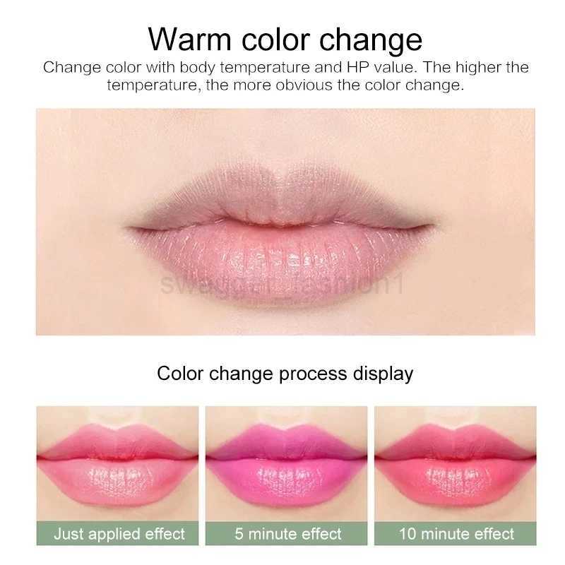 12pc/SET 3.5g Color Changing Tinted Lip Balm Lipstick Aloe Vera Lipstick Moisturizing Long Lasting Lipsticks lip balm wholesaleXJ240812
