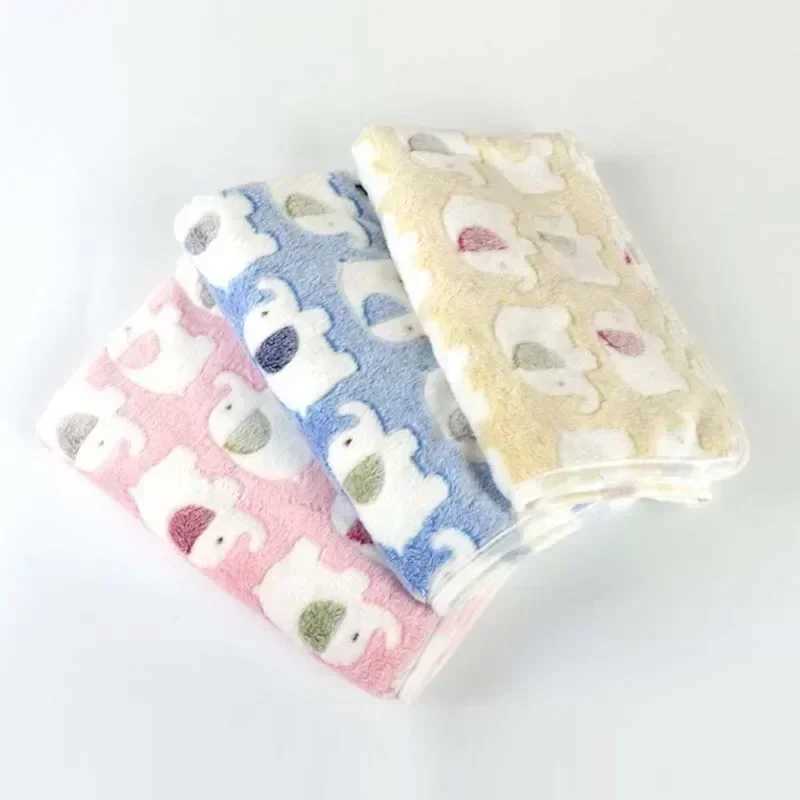 Cartoon baby blanket cute elephant baby product newborn elephant air conditioning blanket baby bedding packaging blanketW240810