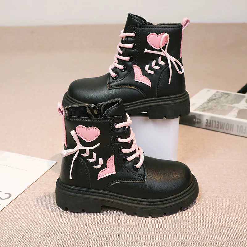 Womens leather boots low cut side zipper winter outdoor womens single boots non slip and waterproof Sandalia De Mujer W240810