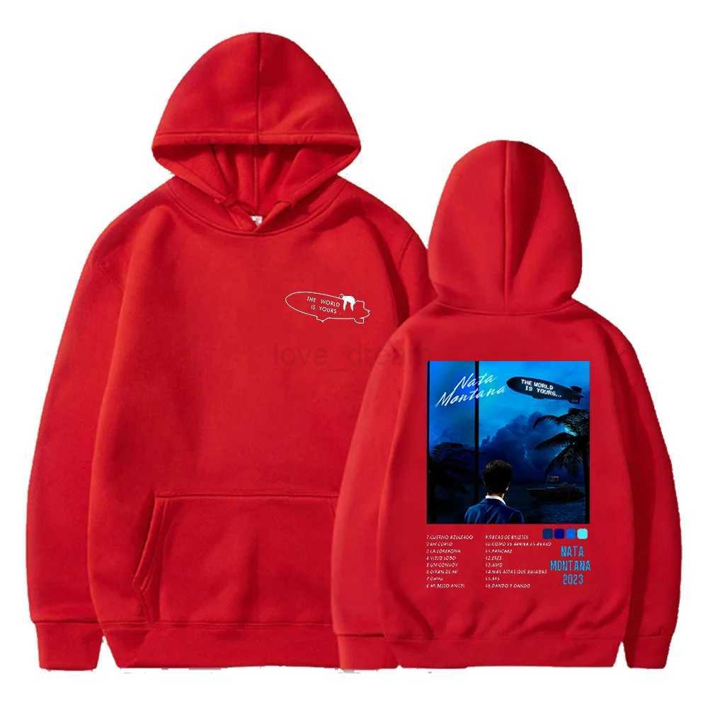 2024 Natanael Cano Nata Montana Hoodie Pop Singer Product Long sleeved Street Clothing Mens and Womens Hooded Sweatshirt Hip HXJ240812
