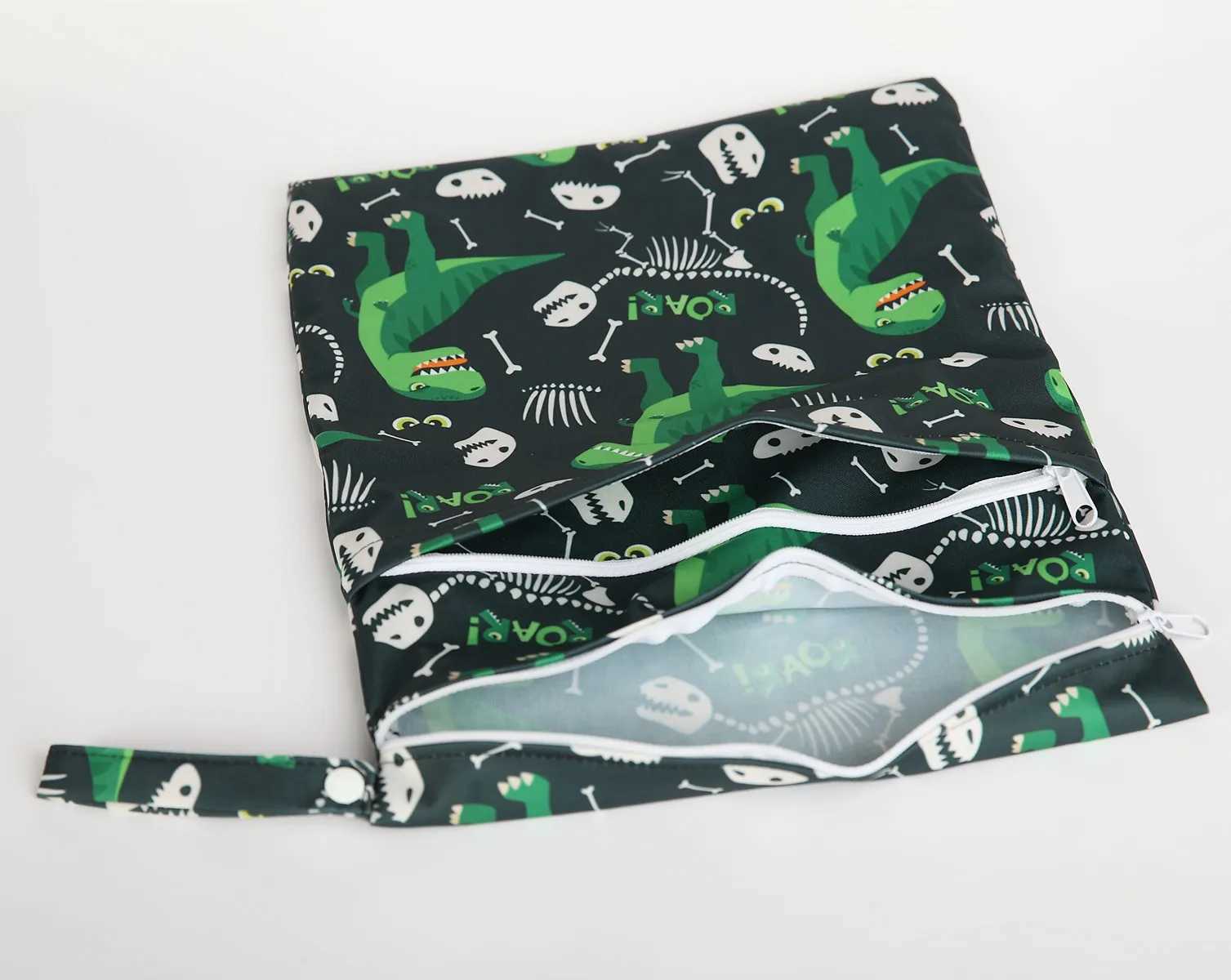 1 wet dry bag baby diaper with two zippers sleeping bag waterproof swimming pool W240812