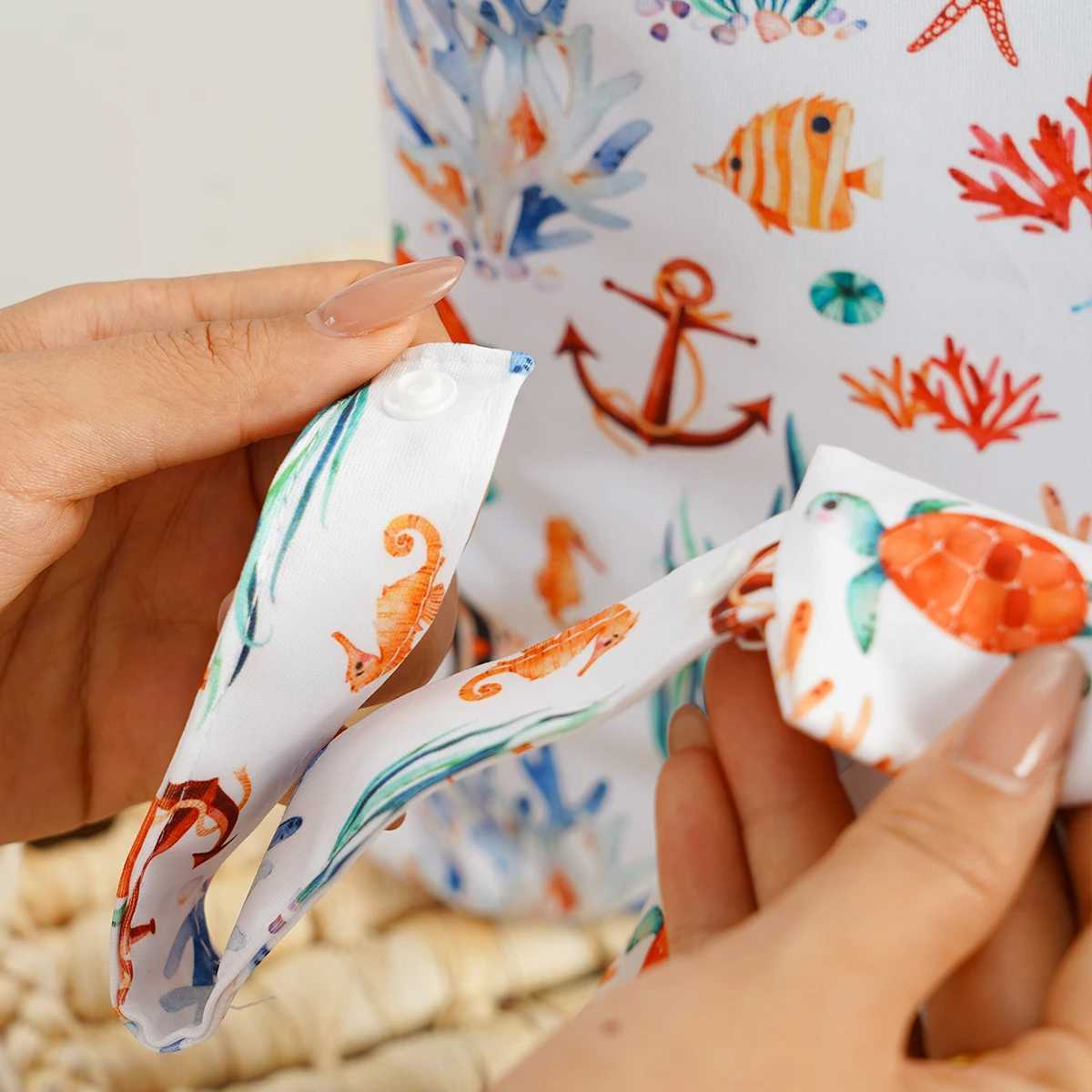 3 pieces/set waterproof urine bag cute mens storage bag suitable for babies and mothers traveling W240812