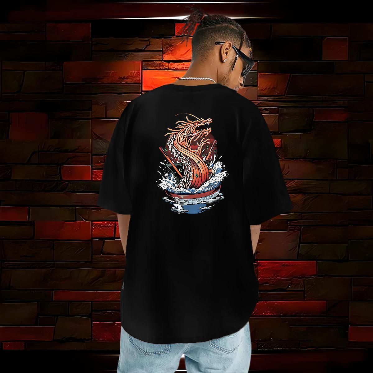 Fashion Casual T shirt skull Tops Shirt 100% Cotton 230g High Street Hip Hop Cool DIY Anime Crew Neck Men Clothes T-Shirt
