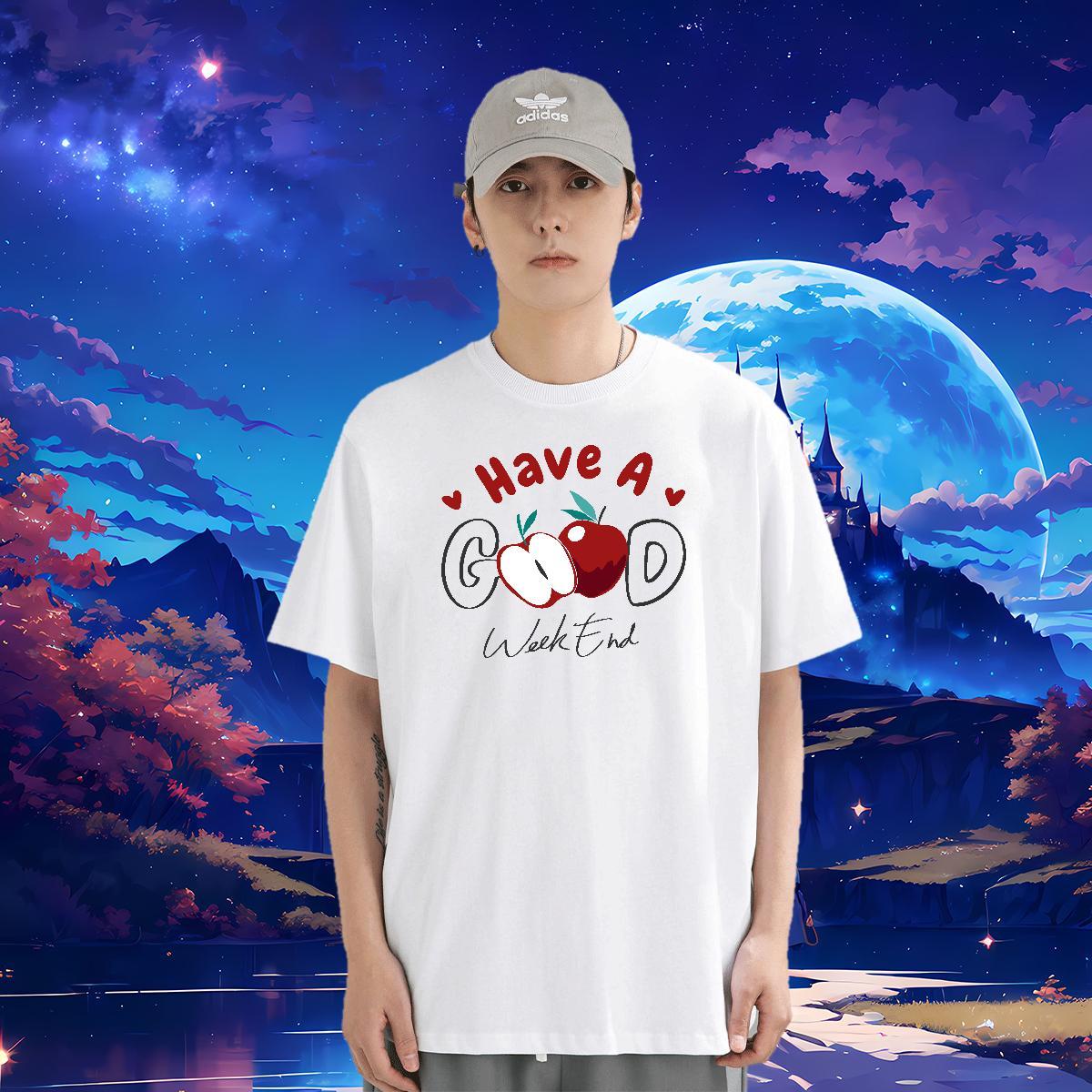 New Arrival Man T Shirts letter Wear 230g 100% Cotton Casual Daily Wear Comfortable Oversized 3XL 4XL Breathable Short Sleeve Men Tops Tees