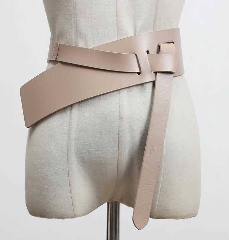 Belts Womens runway fashion genuine leather Cummerbunds womens tight corset belt decoration wide belt R3097 tight corset cincura Y2408108ISS