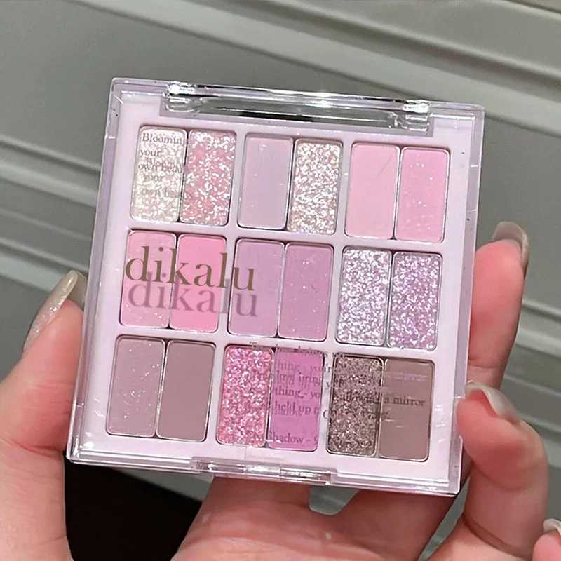 Dikalu New 18 Color Eye Shadow Plate Multiple Colors Pearly Matte Glitter Eyeshadow Shiny Eye Shadow Cosmetics Eye MakeupCL240812