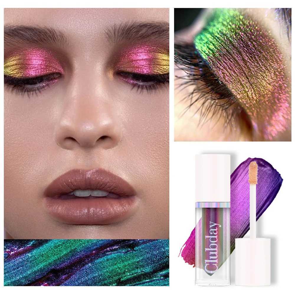 Chameleon Eye Shadow Lquid Green Gold Purple Glitter Polarized Shiny Eyeshadow Makeup Highlights Waterproof Beauty Lip CosmeticsCL240812
