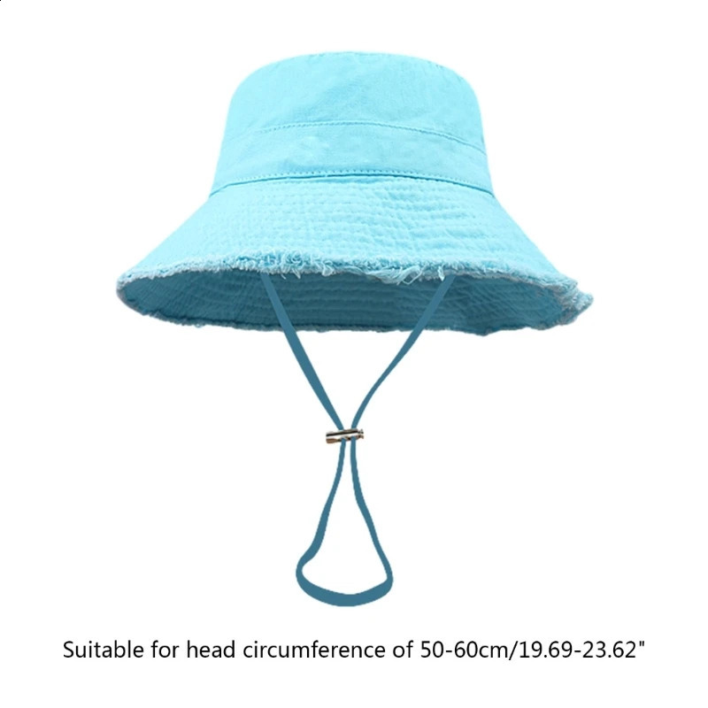 Adult Summer Bucket Hat Cute Ladies Outdoor Sports Fishermans Leisure Spring Sunscreen 240812