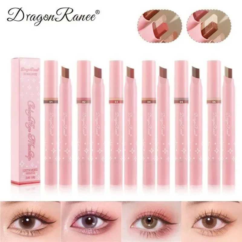 2 Colors Brightening Flash Highlighter Eyeshadow Stick Pearl Eyeliner Pencil Eyes Head Waterproof Lying Silkworm Pen CosmeticCL240812