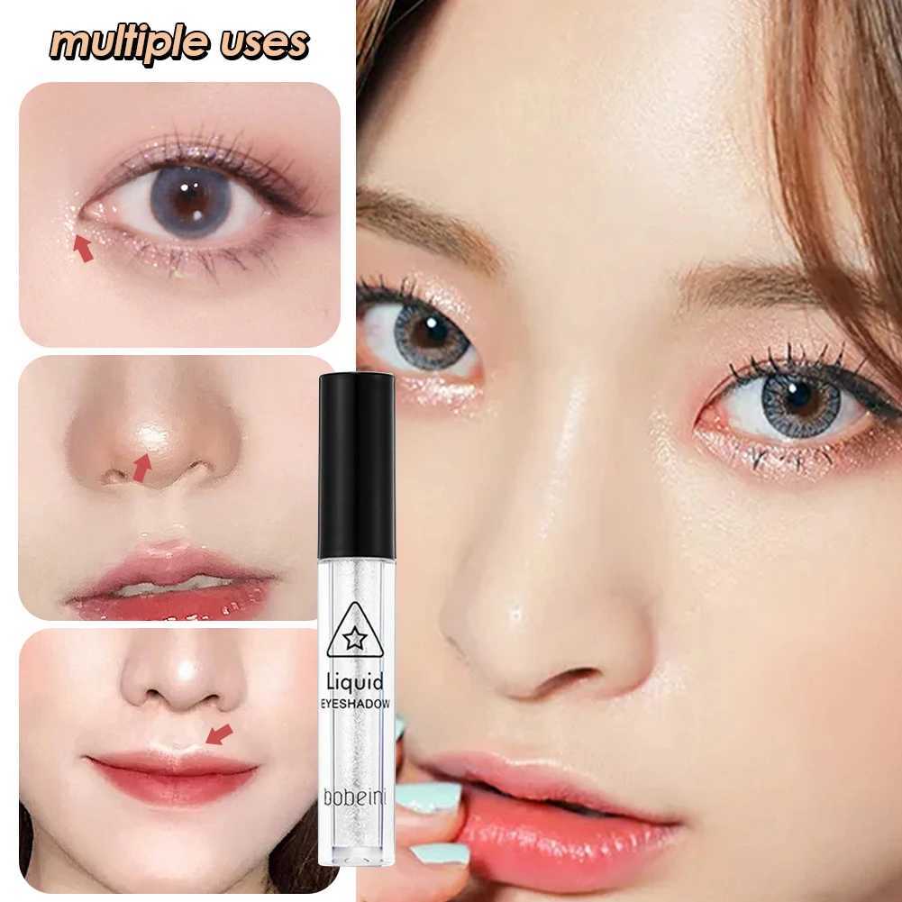 Liquid Eye Shadow Diamond Glitter Eyeshadow Liquid Face Makeup Highlighter Long Lasting Matte Pink Silkworm Champagne GoldCL24812