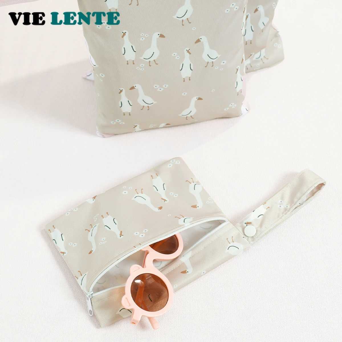 Elinfant 3-Piece Recycled Fabric Waterproof Dry Bag Portable Urine Bag Sanitary Storage Bag Baby Replacement Bag W240812