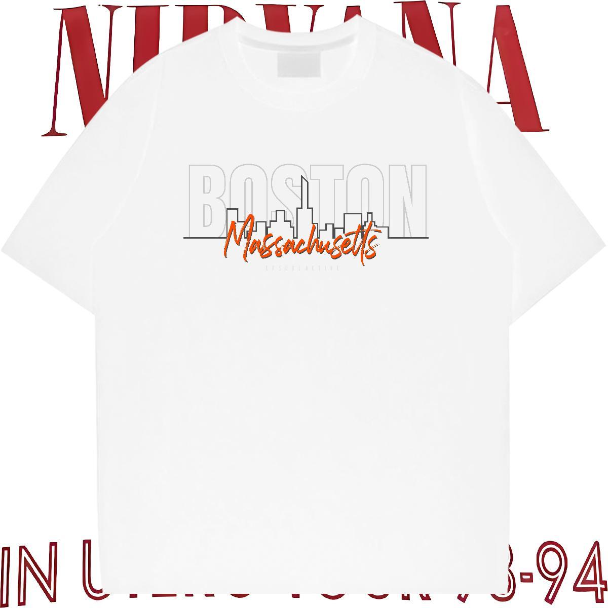 Classic Casual T-Shirts for Men letter Wear 230g Pure Cotton Spring Summer Wholesale DIY Logo Oversized Breathable Tshirts