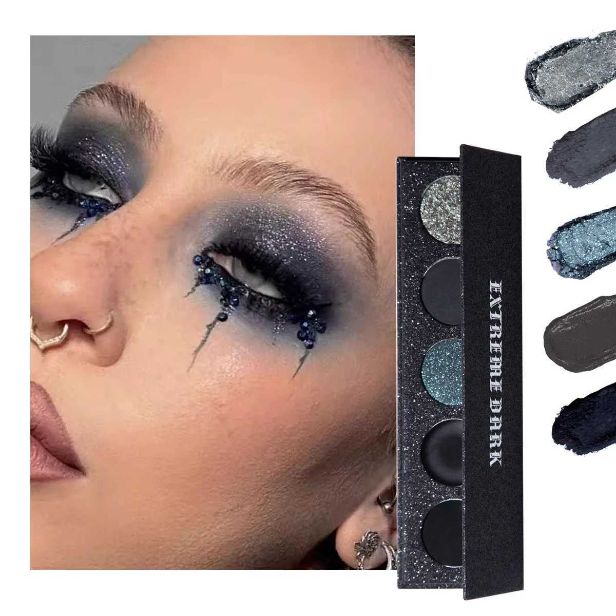 MAFFICK 5 Color eyeshadow palette is extremely dark waterproof sweat-proof long-lasting shiny and delicateCL240812