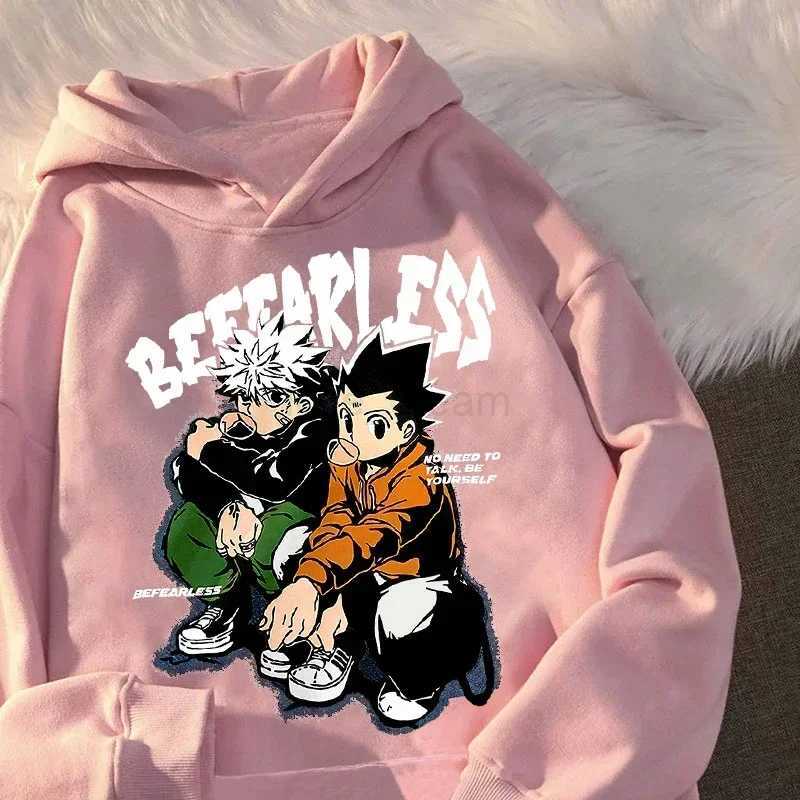 Hunter X Hunter Anime Hoodie Men Women Graphic Harajuku Pullover Manga Casual Sweatshirt Tracksuits Fashion Hip Hop StreetwearXJ240812