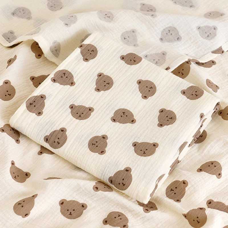 Baby blanket newborn 2-layer cotton bath towel summer stroller cover packaging Gaoze plain weave baby blanket baby suppliesW240810