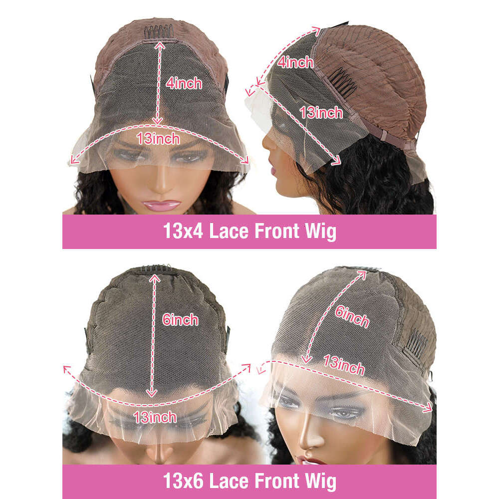 250% 13X6 HD Frontal Wig 100% Straight Brazilian Transparent Lace Front Wigs Human Hair For Women Quality 36Inch