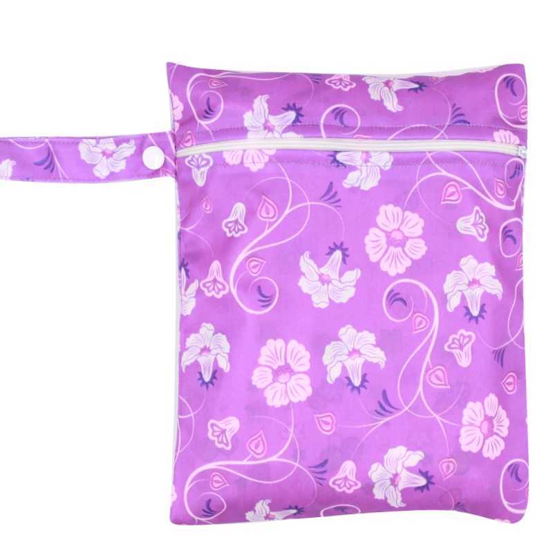 Baby diaper wet bag waterproof cloth small size strong bag used to store baby wipes snacks toys and essential items for pregnant women W240812