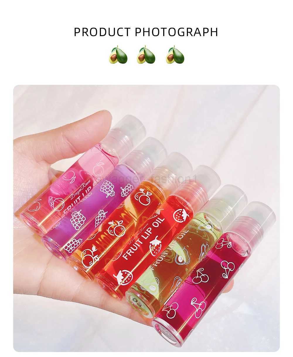 Transparent Fruit Avocado Lip Oil Dripping Lip Oil Moisturizing Moisturizing lipstick LiquidXJ240812
